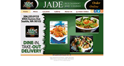 Desktop Screenshot of jaderestaurantseattle.com